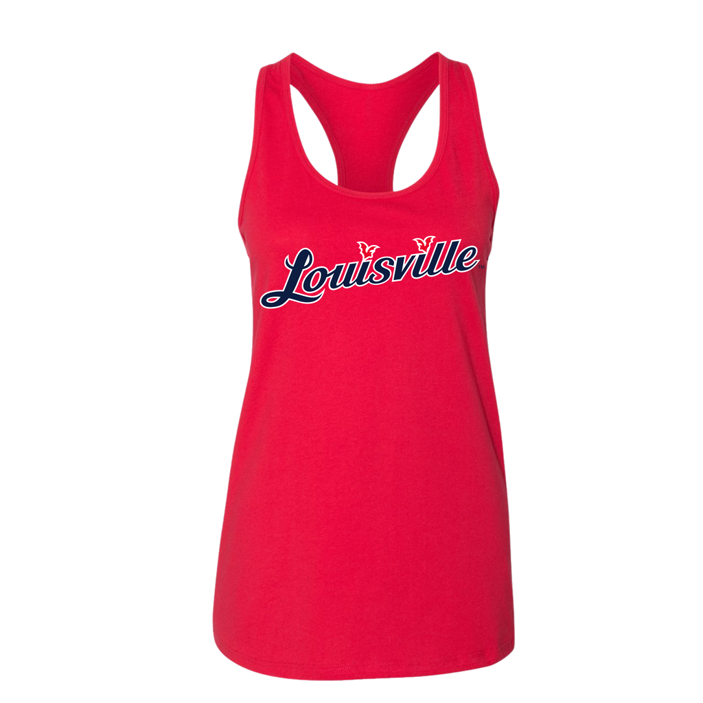 Louisville bats women's tank