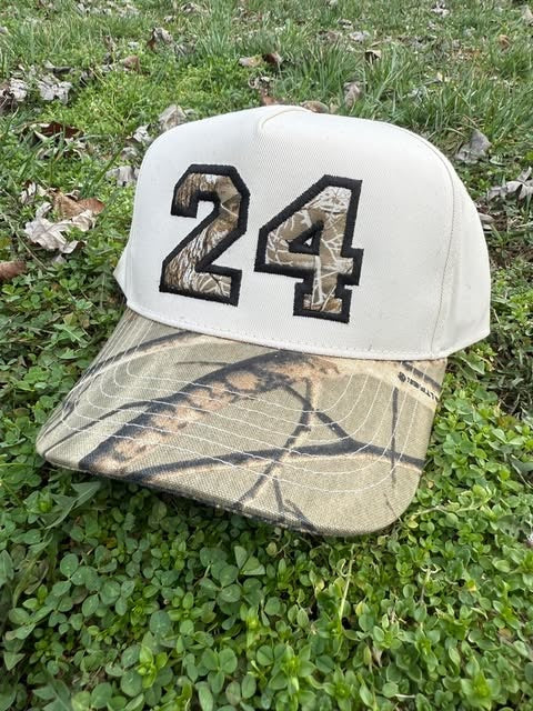 Camo embroider hat