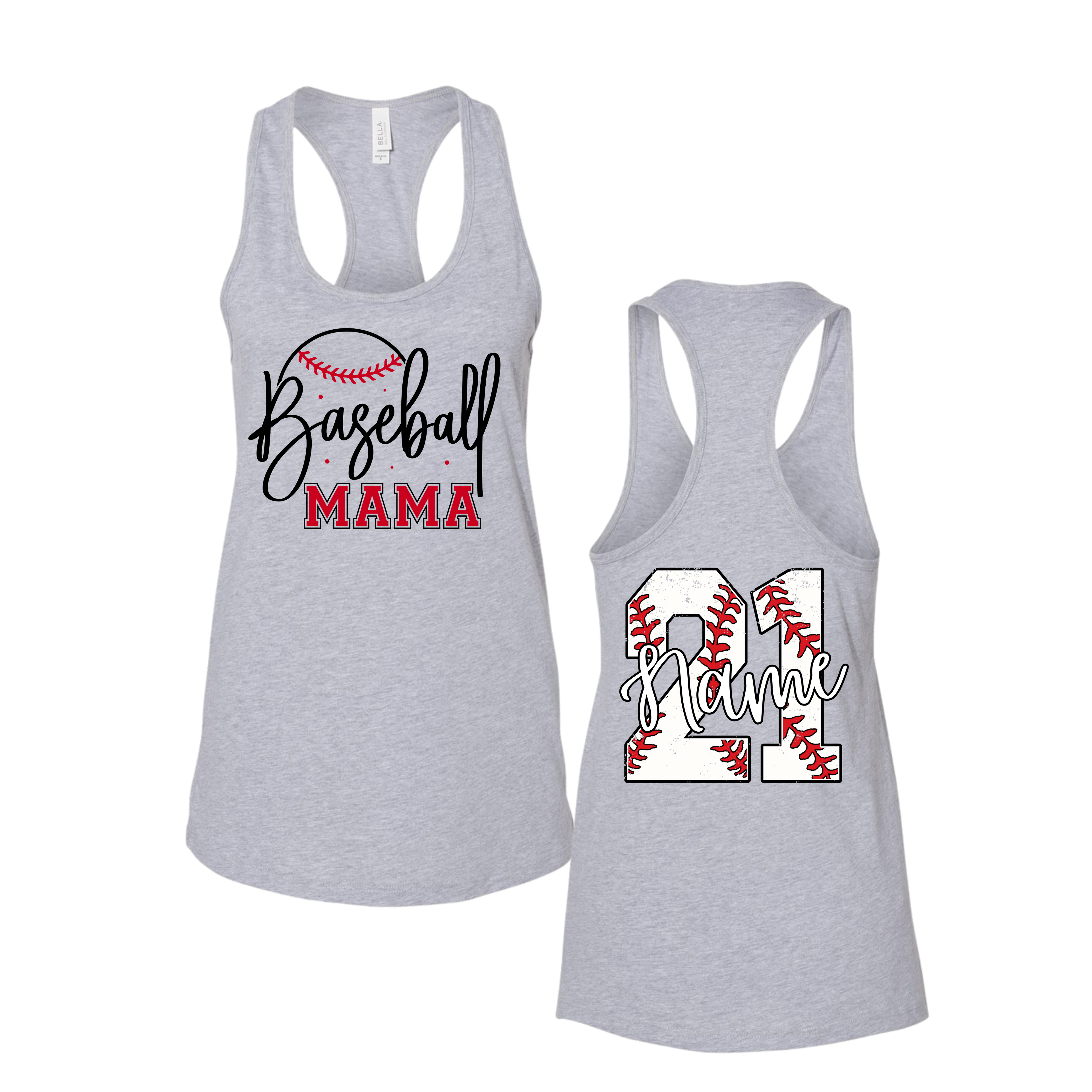 baseball mama tank